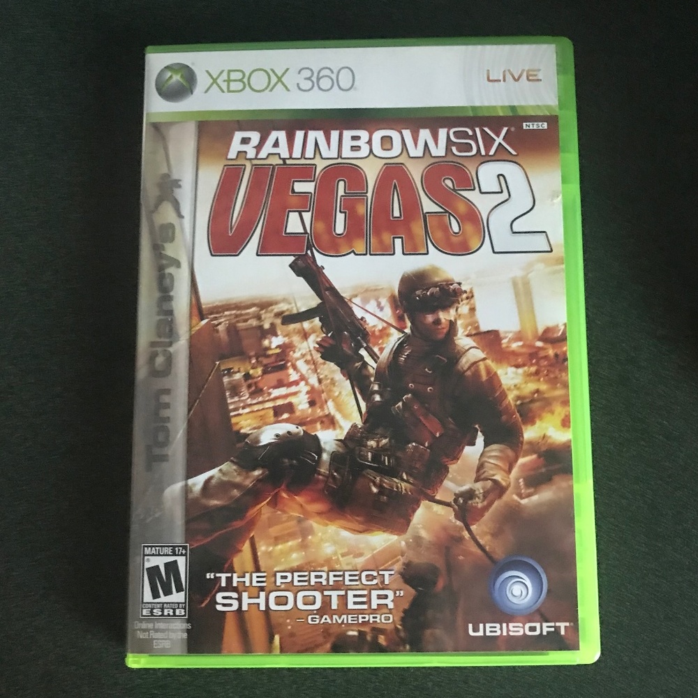 XBOX 360 Live RainbowSix Vegas 2 with Bonus CD